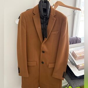 Mackage Tan and Black Puffer Lined Coat